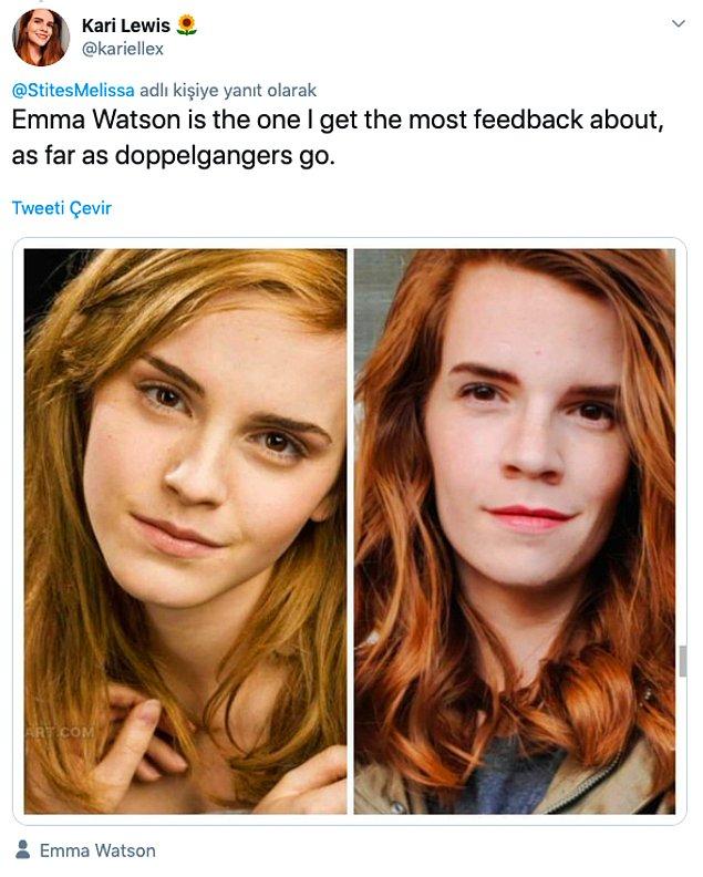 11. Sizce benziyor mu Emma Watson'a?