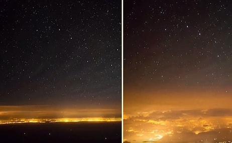 Bir Pilotun Kokpitten Kaydettiği Görüntülerle Perseid Meteor Yağmuru!