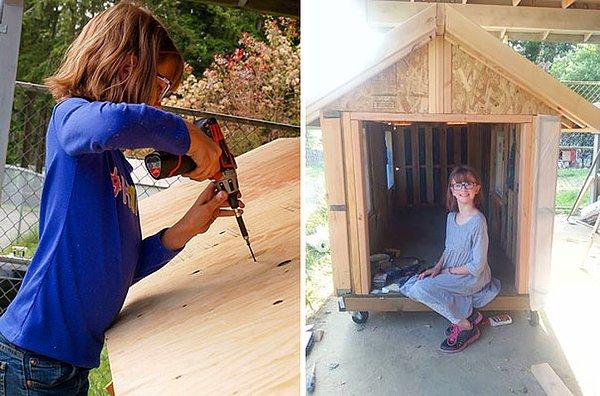 14. “9 yaşındaki bu kız, evsizler için tekerlekli sığınaklar inşa ediyor ve onlar için yiyecek temin ediyor."