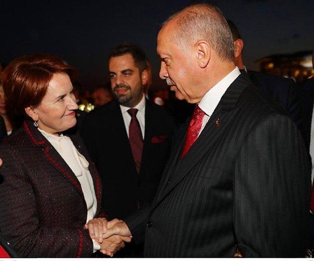 Törene katılan siyasiler arasında en dikkat çekeni İYİ Parti Genel Başkanı Meral Akşener oldu.