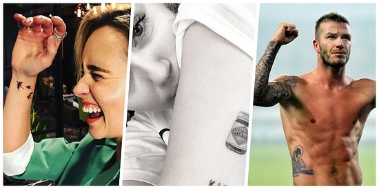 Kalplerinde ve Akıllarında Olanı Vücutlarında da Taşımaya Karar Veren 16 Ünlünün Yaptırdığı Dövmeler