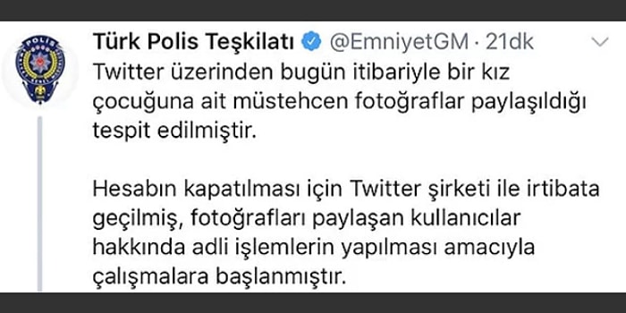 Twitter'daki Pedofili Hesaplar ve Hesaba Gelen Mide Bulandırıcı Yorumlar Emniyeti Harekete Geçirdi