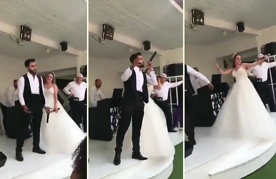 Düğünlerinde Norm Ender'in 'Mekanın Sahibi' Şarkısını Söyleyen Gelin ile Damada Gelen Tepkiler!