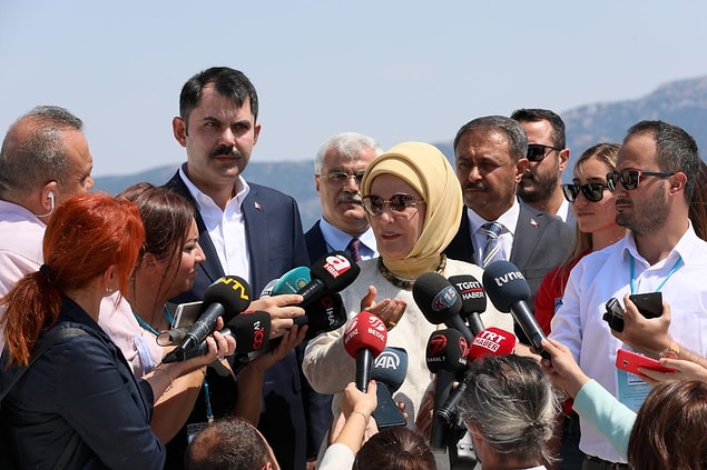 Erdoğan, Çevre ve Şehircilik Bakanı Kurum'un davetlisi olarak geldi
