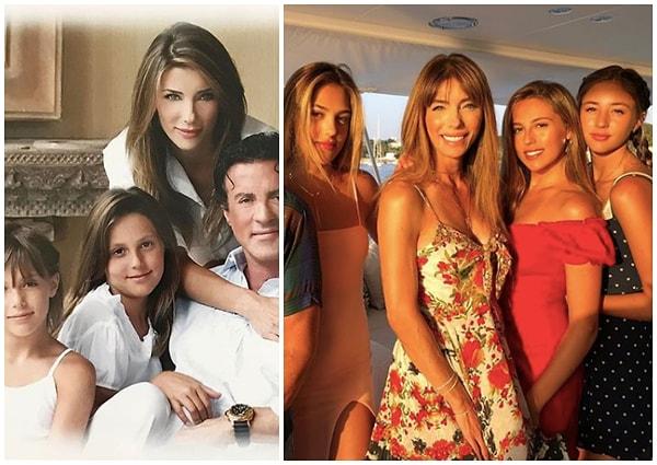 11. Sophia (22), Sistine (21), and Scarlet (17) Stallone, Sylvester Stallone'un kızları:
