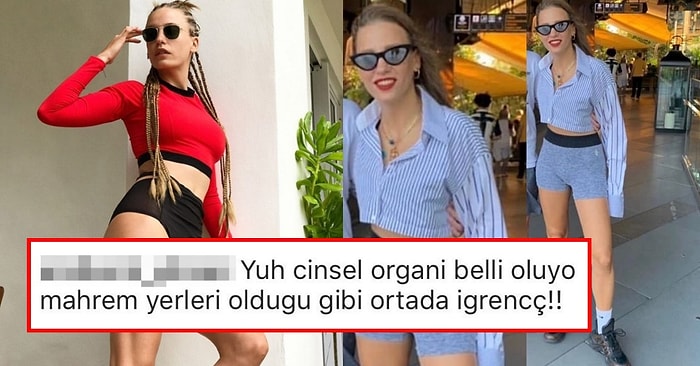 Serenay Sarıkaya'nın Tayt Şortu, 'Mahrem Yerlerini Gösterdiği' İddiasıyla 'Ayarsız' Yorumların Hedefi Oldu!