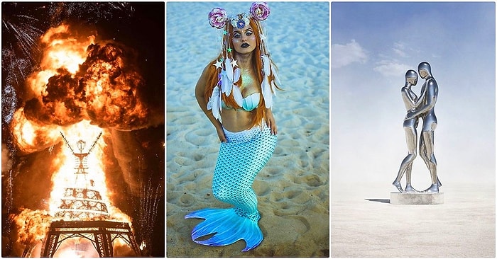 Geçtiğimiz Günlerde Gerçekleşen, Şeyma Subaşı'nın da Müdavimi Olduğu Burning Man'den Nefes Kesen Kareler!