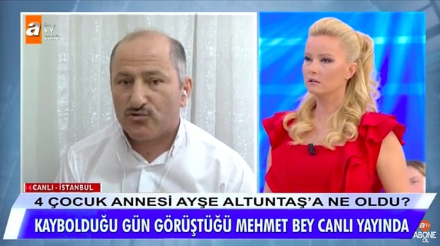 Mehmet Altuntaş'ın söylediğine göre ikili bu konuşmadan sonra ormanlık alana gitmiş ve cinsel ilişkiye girmiş. Ardından ayrı yaşadığı eşinin evinin önüne bırakmış.