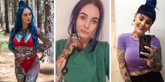 Doktorlar da Dövme Yaptırır Hem de Tüm Vücutlarına! Dünyanın En Çok Dövmesine Sahip Doktoru: Sarah Gray