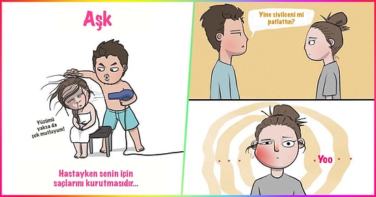 Kadın Erkek İlişkilerini En Doğal Halleri ile Kaleme Alan İllüstratörün Çizimlerinde Kendinizi Bulacağınız Kesin!