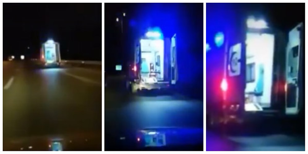 GTA'da Değil Mersin'de Yaşandı: Şoförüm Diyerek Hastane Önünden Ambulans Kaçırdı!