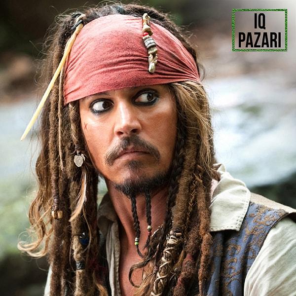 3. Bir Türk korsandan ilham alındığı düşünülen Karayip Korsanları'nın baş karakteri Jack Sparrow'a hayat verirken Johnny Depp'in aklında iki fikir varmış.