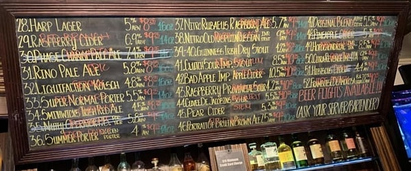 10. В этом же баре вам понадобится час, чтобы расшифровать меню.