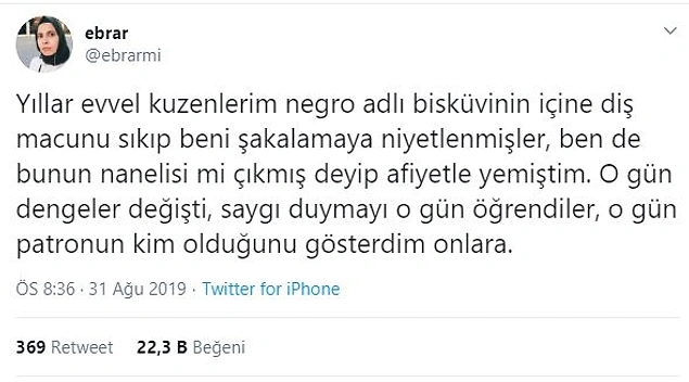İşte bu güven. :)