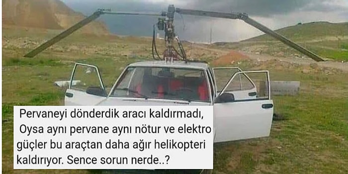 Tofaş Şahin'e Pervane Takınca Helikopter Gibi Uçacağını Zanneden Yurdum İnsanı