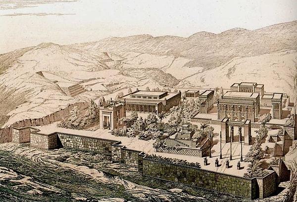 9. Pers Kralı I. Darius tarafından kurulan Persepolis, MÖ yaklaşık 6. yüzyıl