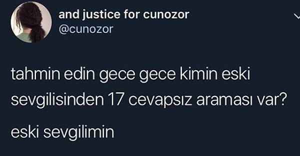 15. Üzücü... :)