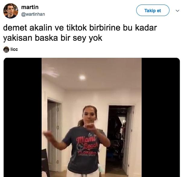 Tabii sosyal medya kullanıcıları Demet Akalın'ın bu videosunu hemen diline doladı ve benzetmelerin ardı arkası kesilmedi 😂