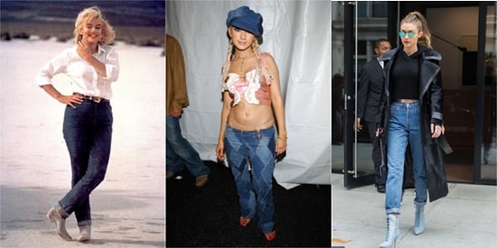 Moda Kendini Tekrar Eder! Her Daim Kullandığımız Kot Pantolonların Yıllar İçindeki Değişimini Görünce Çok Şaşıracaksınız