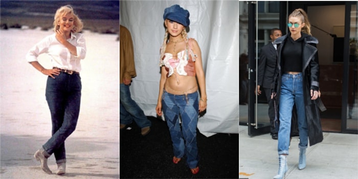 Moda Kendini Tekrar Eder! Her Daim Kullandığımız Kot Pantolonların Yıllar İçindeki Değişimini Görünce Çok Şaşıracaksınız