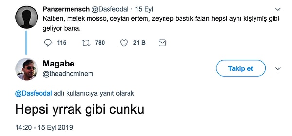 Bugün Twitter'da şöyle bir paylaşım yapan kullanıcı ve altındaki yorum, Ceylan Ertem'i resmen çıldırttı.