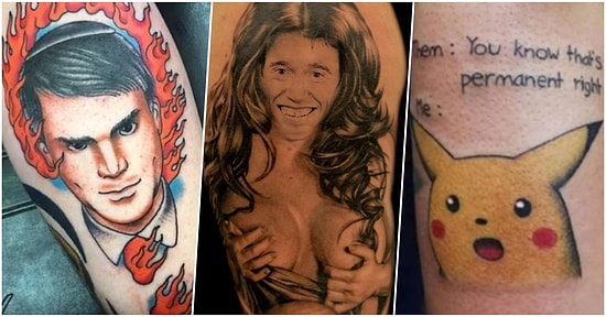 Beterin Beteri Var! Herkese 'Ben Az Önce Ne Gördüm?' Dedirtecek Gelmiş Geçmiş En Kötü Dövme Örnekleri