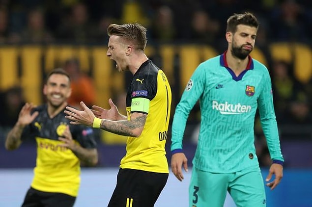 İlk gecenin öne çıkan maçında F Grubu’nda Barcelona, deplasmanda Borussia Dortmund ile 0-0 berabere kaldı.