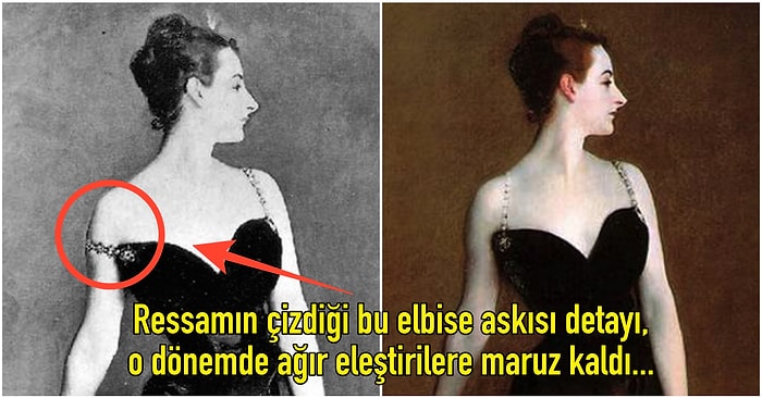 Omuz Askısı Detayı Yüzünden Fransa'da Sansayon Yaratıp Dönemin Sanata Bakışını Değiştiren Tablo: Madam X’in Portresi