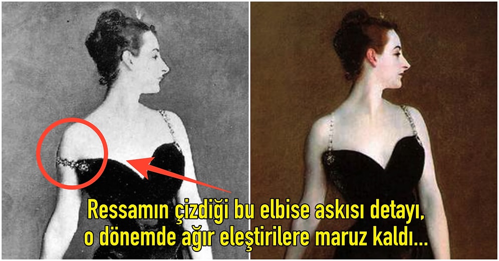 Omuz Askısı Detayı Yüzünden Fransa'da Sansayon Yaratıp Dönemin Sanata Bakışını Değiştiren Tablo: Madam X’in Portresi