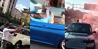 Düğün Konvoyunda Şoke Eden Görüntüler: Magandalar Yolu Kapattı, Meşale Yaktı ve Ateş Etti!