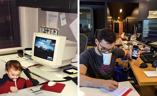 20 yıl öncesinden kendi için doğru mesleği biliyormuş. 😅