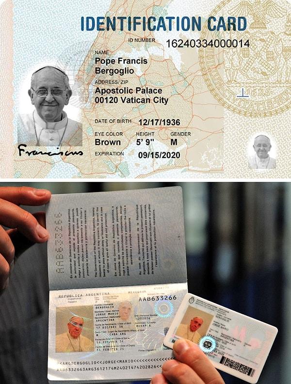 2. Vatikan vatandaşlığı, geçici olarak verilir.