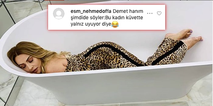 Bu Neydi Şimdi? Verdiği Küvet Pozuyla Gündem Olan Hadise'ye Gelen Birbirinden Komik Tepkiler