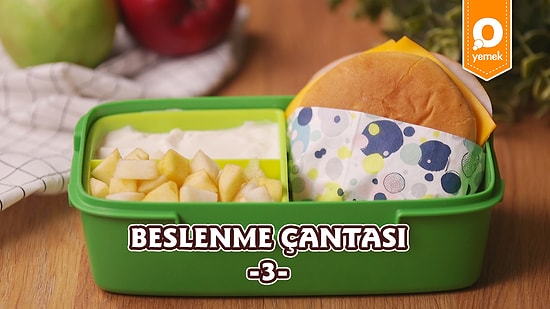 Evin Minikleri Leziz Beslenmelere Doyuyor! Beslenme Çantası 3 Nasıl Yapılır?