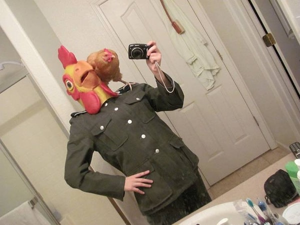 2. Петух и зеркало