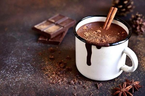 10. Sıcak çikolatayı bir de böyle deneyin.