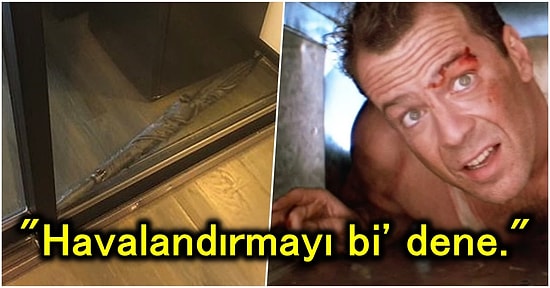 Talihsizliğin Böylesi! Ofis Çalışanları Kapıya Sıkışan Şemsiye Yüzünden Kapıda Kalınca Mizahşörler Olaya El Attı!