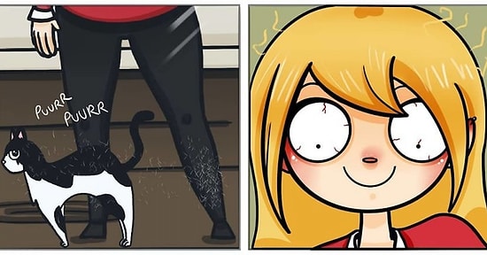 Günlük Hayatınızdan Parçalar Bulunca Yüzünüzde Büyük Bir Gülümseme Oluşturacak 17 Eğlenceli Karikatür