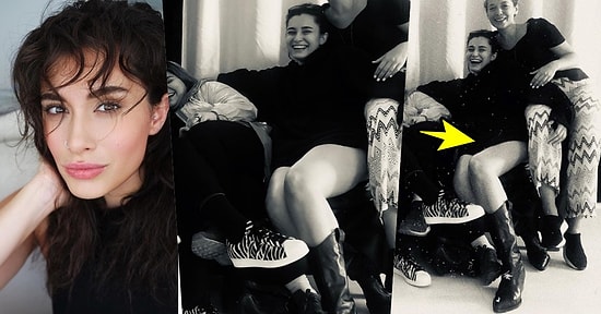 Hande Doğandemir'in Paylaştığı Fotoğrafı Arkadaşı da Paylaşınca, Güzel Oyuncunun Photoshop'la Bacağını İncelttiği Ortaya Çıktı