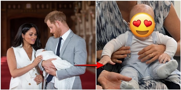 Minnoş Alarmı! Meghan Markle ve Prens Harry'nin Gülücükler Saçan Oğlu Archie İlk Kez Yakından Görüntülendi