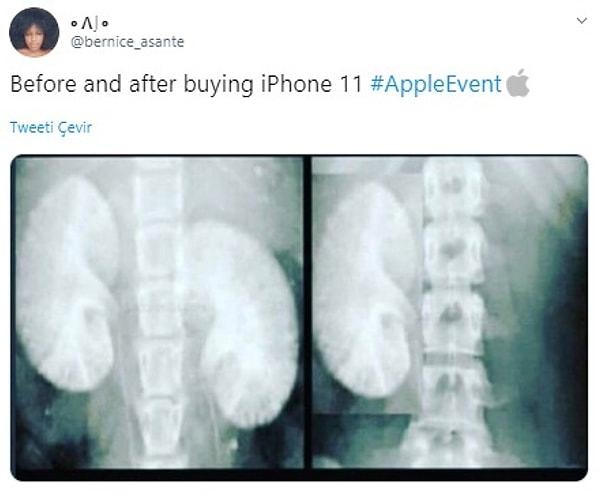 13. "iPhone 11'i almadan önce ve sonra"