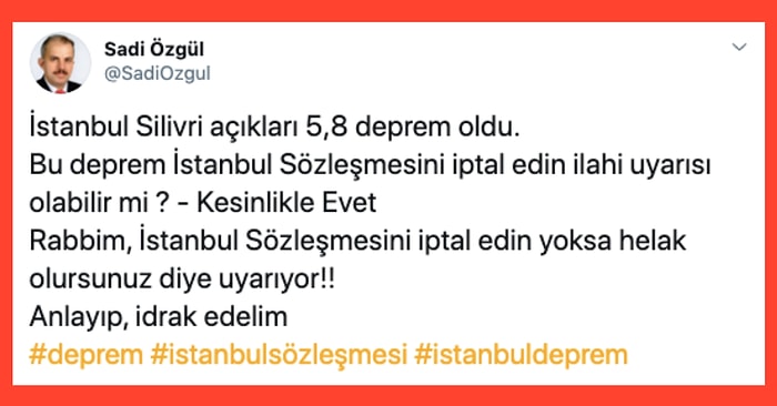 İstanbul'da Yaşanan Depremin Ardından Yaptıkları Yorumlarla Hepimizi Dumura Uğratan Kişiler