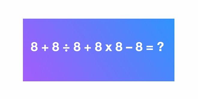 Bu 25 Soruluk Zorlu Matematik Testini Hesap Makinesi Kullanmadan Geçebilir misin?