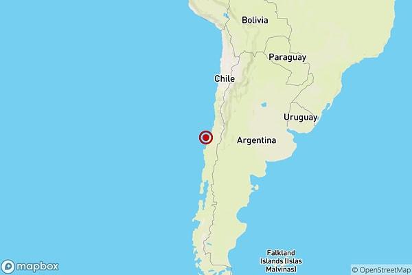 Önceki yıllarda da şiddetli depremler yaşayan Şili'de dün 6.8 şiddetinde gerçekleşen deprem, sahil şeridini salladı.