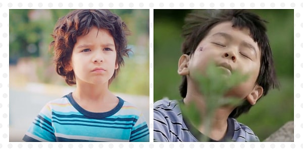 Ali Vefa'nın çocukluğunu canlandıran çocuk oyuncular.