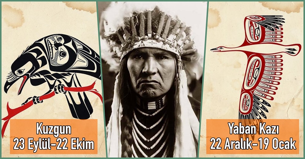 Bu Öyle Sizin Bildiğiniz Burçlardan Değil, İçinde Bizzat Totemin Kendisi Var! Kızılderililere Göre Burçlar ve Özellikleri