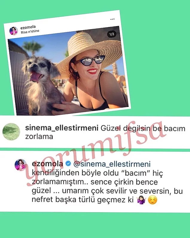 Oyuncu Ezgi Mola'nın sık sık maruz kaldığı bu tuhaf yaklaşım...
