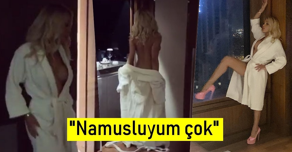Yaptı Yine Yapacağını: Ciciş Esra Ersoy, Bornozunu İndirip Soyunduğu Bir Videoyu Instagram Hesabından Paylaştı