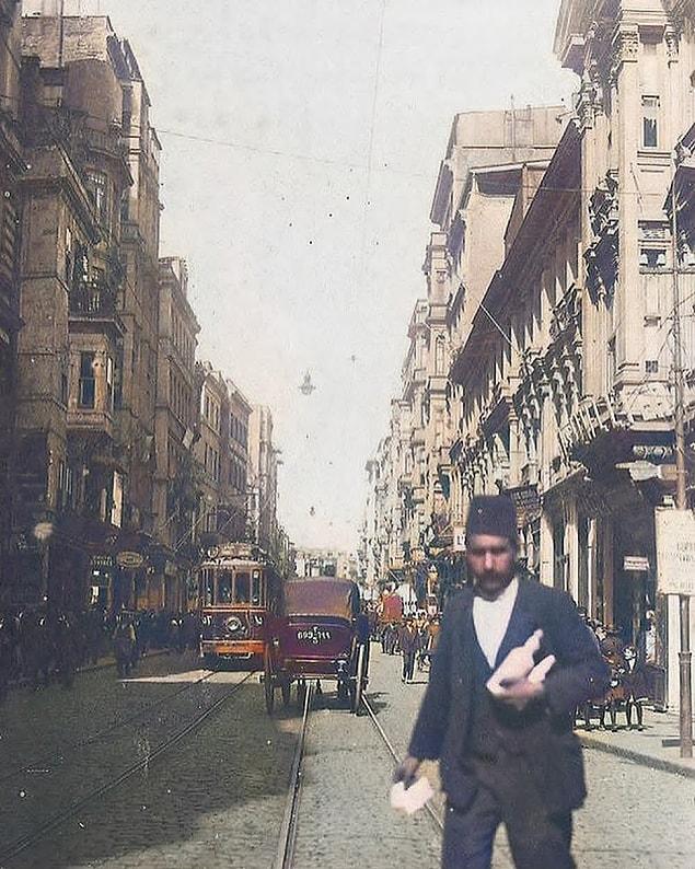 İstiklal caddesi, İstanbul, 1920'ler.