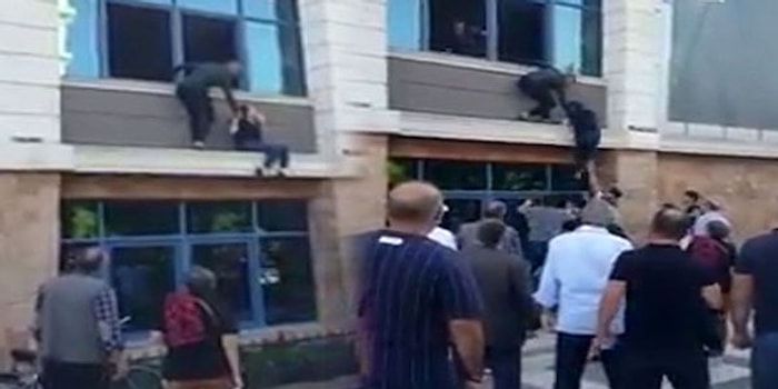 Deprem Oldu Sanıp Camdan Atlamaya Kalkışan Kadın